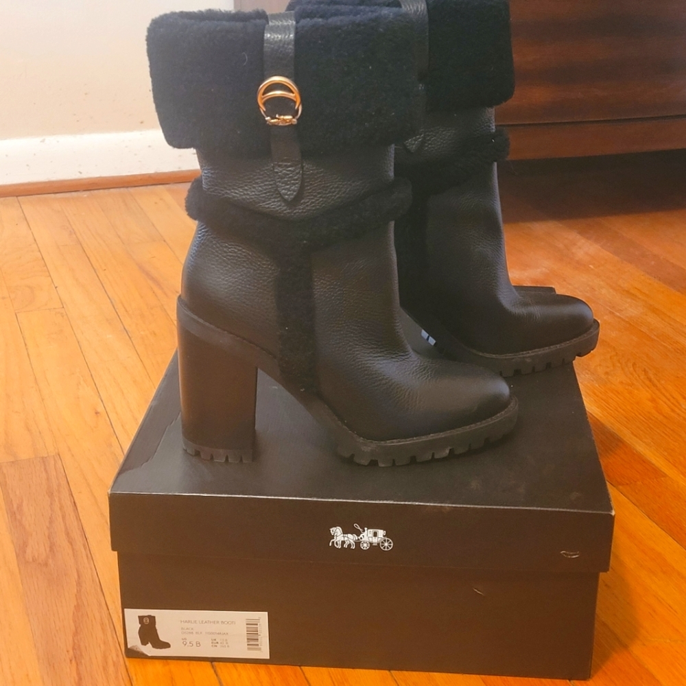 Coach Harlie Leather Booti